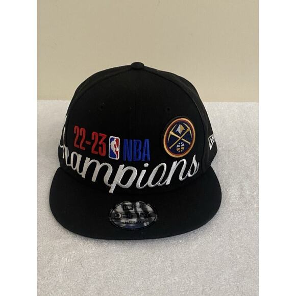 Denver Nuggets New Era 2023 NBA Finals Champions Locker Room 9FIFTY Snapback Hat - Picture 2 of 5